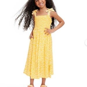 Diane Von Furstenberg for TargetYellow and White Floral Smocked Sundress NWOT